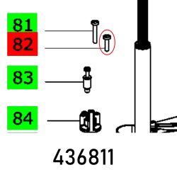 Flat Head Screw Din 85-m5x20-4.8-long