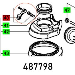 Clamping Lever. Ras 115.04 E Et-gruppe