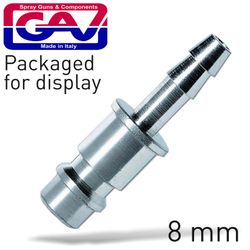 Connector German 8mm Hose 2 Packaged