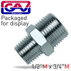 Taper Reducer Nipple 1/2