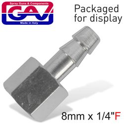Hose Adaptor 8mm X 1/4
