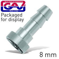 Bayonet Coupling 8mm 2 Packaged