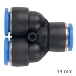 Pu Hose Fitting Y Joint 14mm