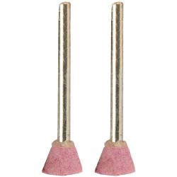 TORK CRAFT Mini Grinding Stone 15.9mm Disc 3.2mm Shank 2 Piece