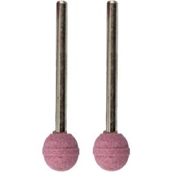 TORK CRAFT Mini Grinding Stone 9.5mm Ball 3.2mm Shank 2 Piece