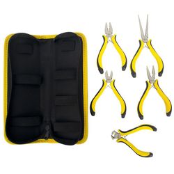 TORK CRAFT  TC603005 5pc Mini Plier Set With Carry Bag Micro