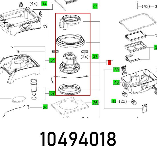 Motor For Et-bg 230v