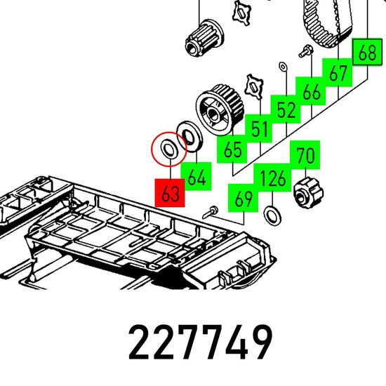 Supporting Wash S 12,1x21x1 Din 988