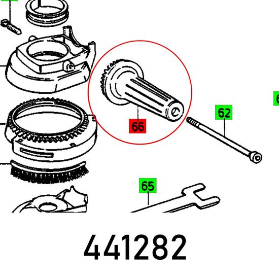 Handle Ah-ws D115