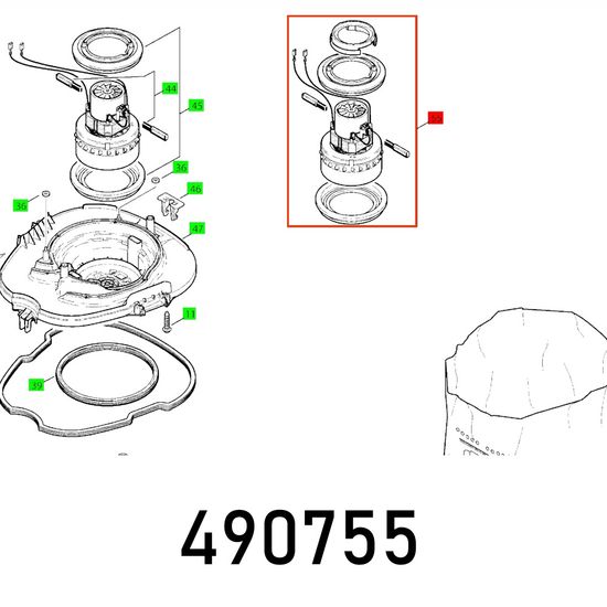 Motor 230v Sr 6-14 E 1200w Sk2