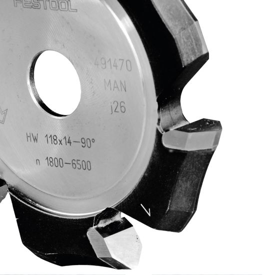 FESTOOL HW 118x14-90&deg;/Alu V-Groove Cutter for the FESTOOL PF 1200