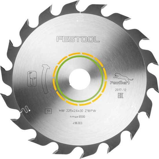Saw Blade Hw 225x2,6x30 Pw18