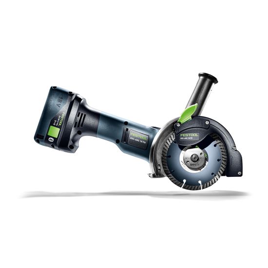 FESTOOL Dsc-agc 18-125 Fh Eb-basic Cordless Freehand Diamond Cutting System