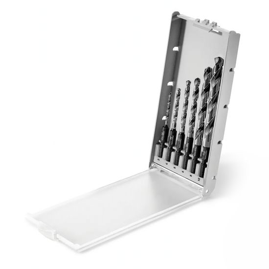 FESTOOL BKS SYS3 D3-10 HSS CE 6-Piece Metal Drill Bit Case