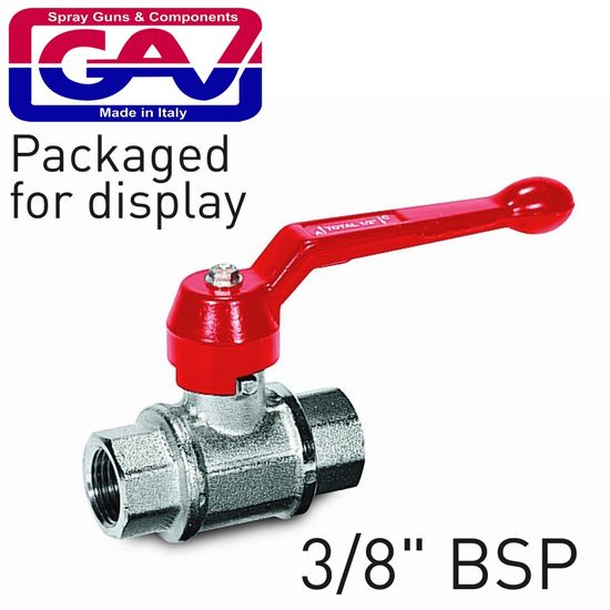 Quick Ball Tap 3/8"x 3/8"f-f Packaged