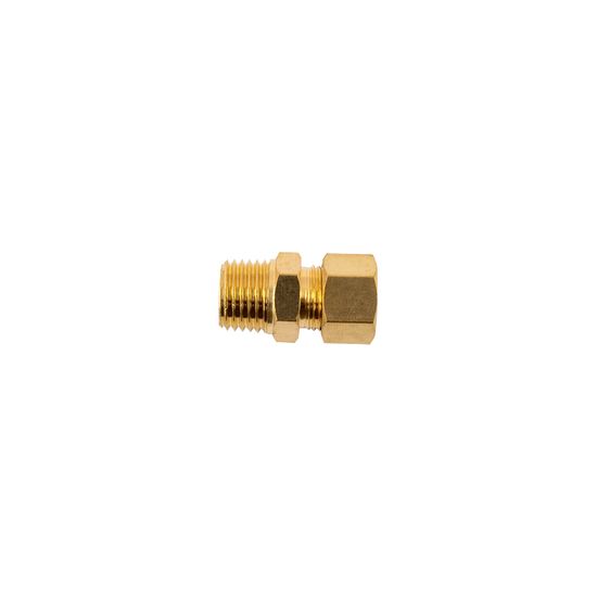 Brass Conical Str. 5/16" Tube X 1/4" M