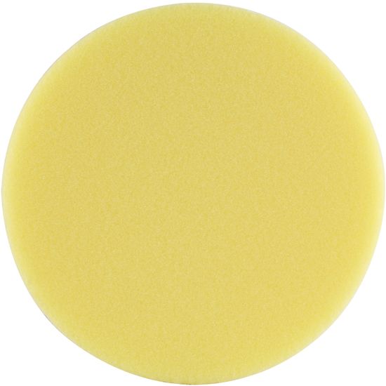 Foam Pad Hook And Loop Yellow Sponge 150mm 6" Heavy Cutting