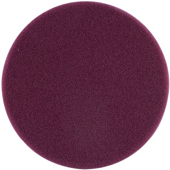 Foam Pad Hook And Loop Maroon Sponge 150mm 6" Heavy Compounding