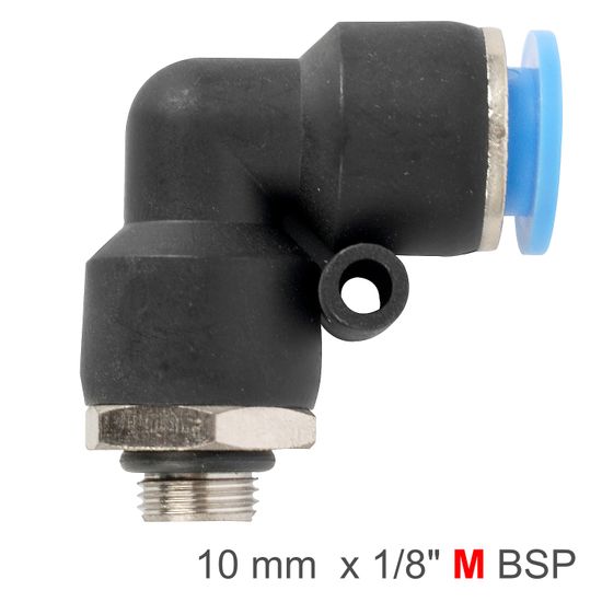 Elbow W/o-ring 10mm-1/8 M Pu Hose Fitting