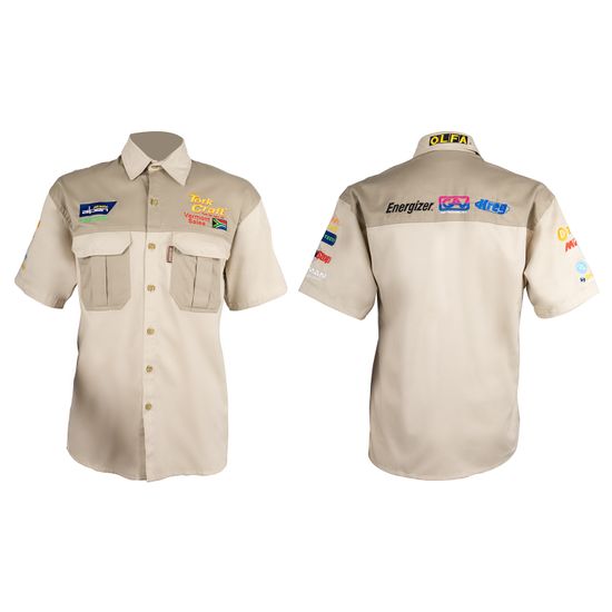 Vermont Mens Bush Shirt Khaki 100% Cotton 2xl