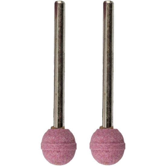 TORK CRAFT Mini Grinding Stone 9.5mm Ball 3.2mm Shank 2 Piece
