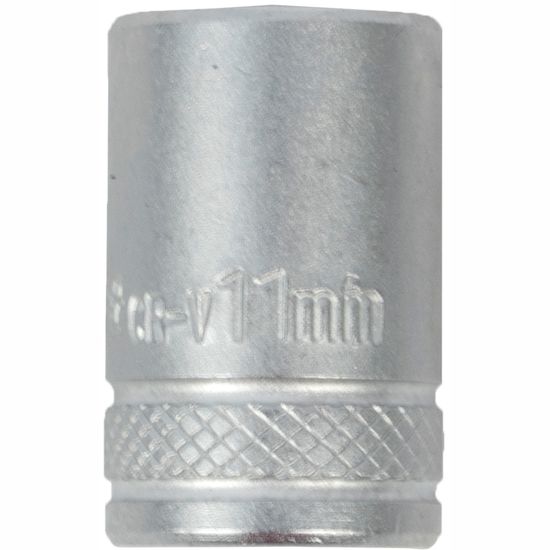 Socket 11mm 1/4" Drive Crv 12point