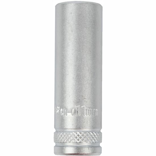 Socket 11mm 1/4" Dr Deep Socket Crv 12 Point