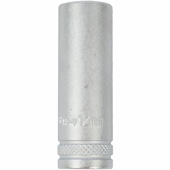 Socket 12mm 1/4" Dr Deep Socket Crv 12 Point