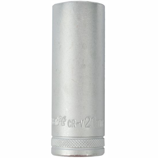 Socket 21mm 1/2" Dr Deep Socket Crv 12 Point