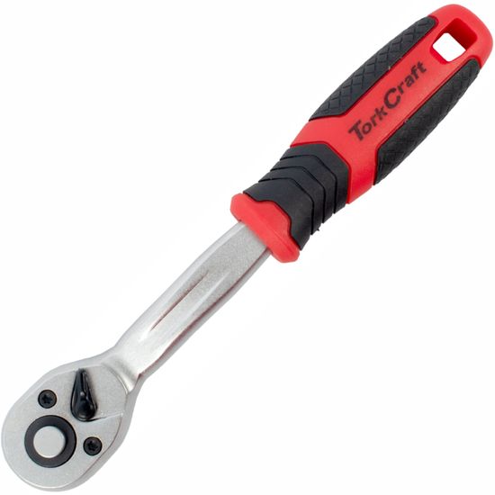 Ratchet 150mm 1/4"dr Offset Ergonomic Grip