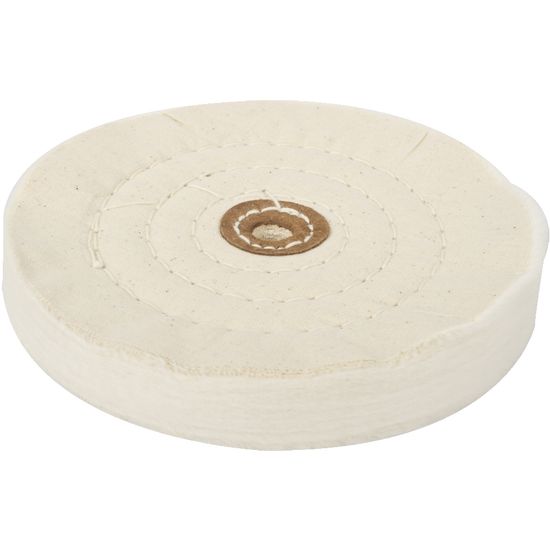 Buffing Pad Medium 150mm To Fit 12.5mm Arbor/spindle - White