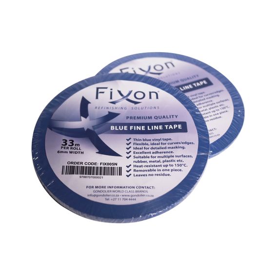 FIXON Fine Line Tape Blue 3mm X 33m