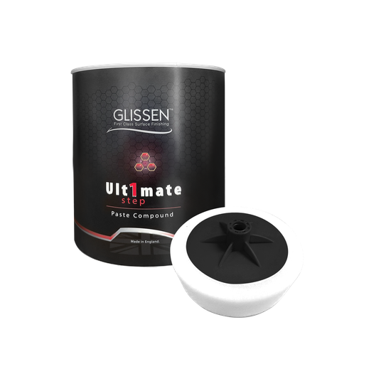 GLISSEN Ulitmate Paste Compound 3kg + White Applicator 150mm/6