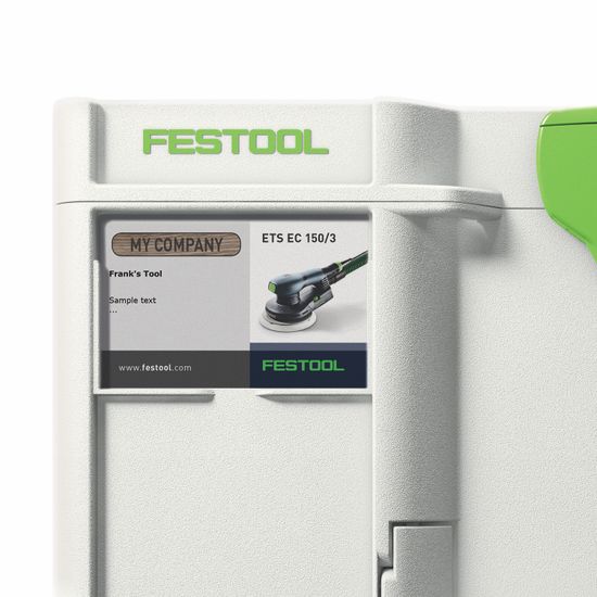 FESTOOL SYS 1 TL-DF Systainer T-LOC with Transparent Lid Compartment