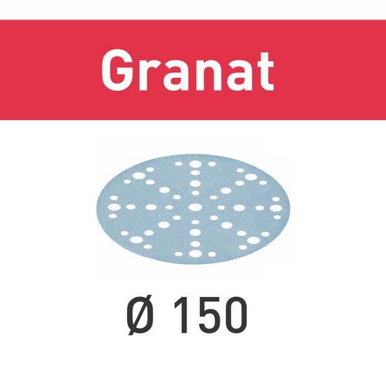 FESTOOL Granat STF D150/48 P240 150mm Sanding Discs 100 Pack