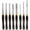 Chisel Set Wood Turning Hss 8 Piece Wooden Case