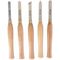 Chisel Set Wood Turning 300mm Hss 5 Piece Wood Case