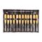 Chisel Set Wood Carving 12piece In Leather Pouch