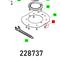 Countersink M4x8-taptite-kt15