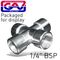 4 Way Connector 1/4