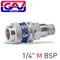 Hardened Steel Quick Coupler 1/4