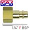 Brass Connector 1/4