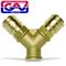 Brass Quick Coupler Two Way 3-8f German