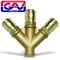 Brass Quick Coupler Three Way3-8f German