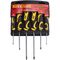 6pc Screwdriver Set With Wall Mountable Rack S2 Pz Sl