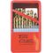 Drill Bit Set 25pce Tin. Coated Metal Case