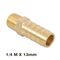 Hose Tail Connector Brass 1/4m X 13mm