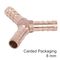 Y Type Hose Connector 8mm 1pce Blister