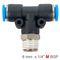 Pu Hose Fitting Tee 8mm-1/4 M