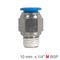 Pu Hose Fitting Straight Stud 10mm-1/4 M